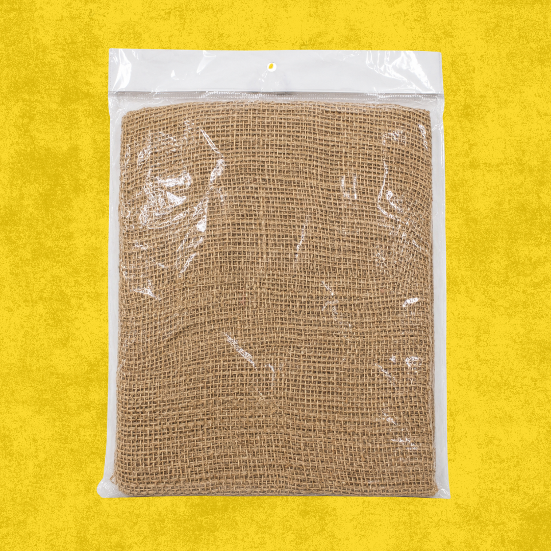 mianart Natural Jute Burlap Fabric Sheet - Image 1