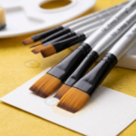 Keep Smiling Professional Flat Paint Brushes Set of 12 - Image 3