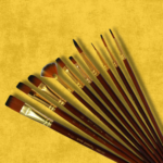 Keep Smiling Artist Paint Brush Set of 10