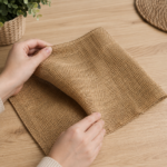 Natural Jute Burlap Fabric Sheet - Image 2