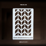 Modern Herringbone Reusable Stencil – Item 011 (8" × 12")