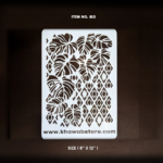 Tropical Leaf Stencil Item 013 (8" × 12")
