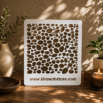 Pebble Pattern Stencil Item 017 (8" × 9") - Image 2