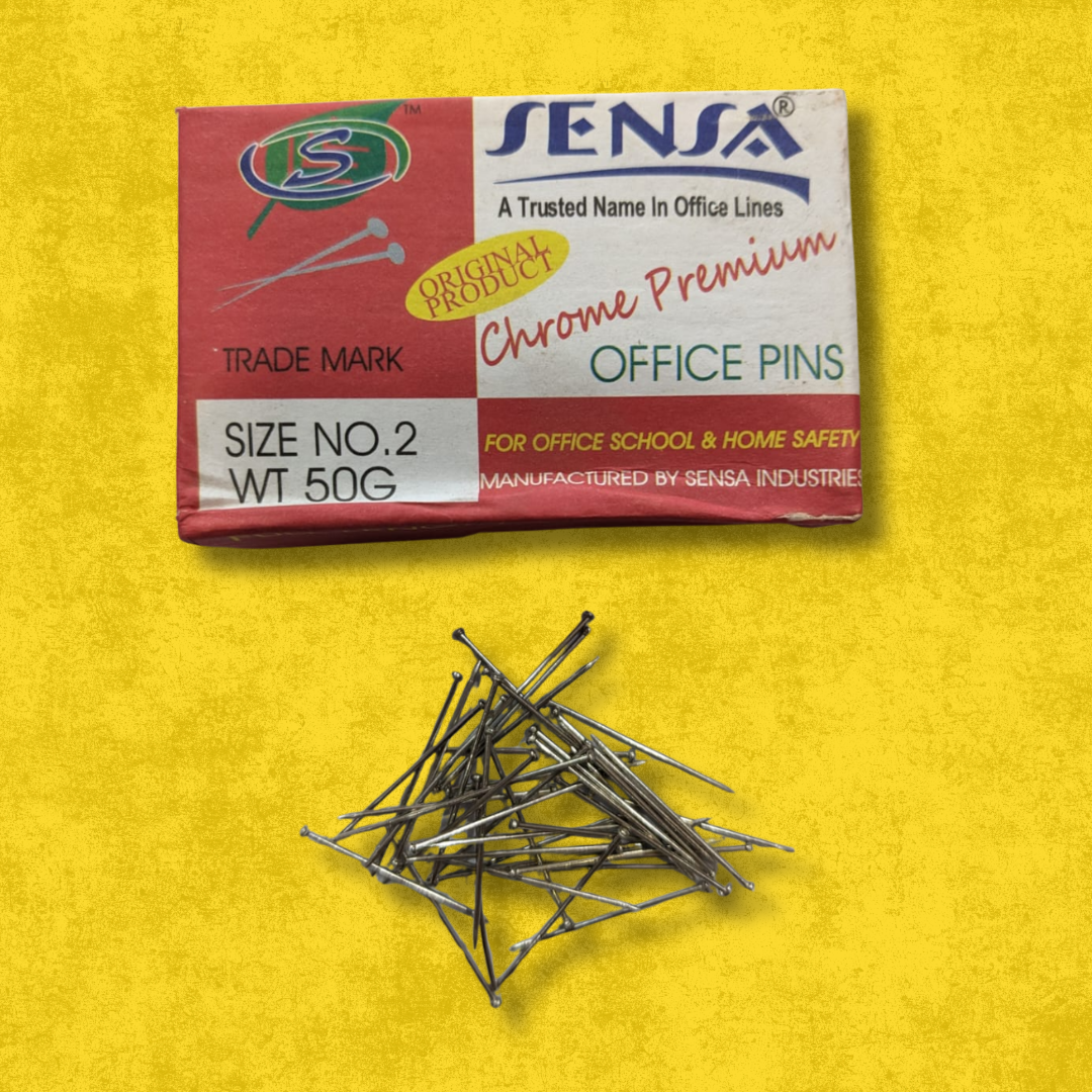 mianart (28) SENSA Chrome Premium Office Pins - Image 1