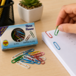 Three Flower Poly-Coated Paper Clips - Image 2