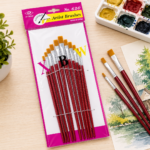 Flat Brush Red ( 12 pcs ) - Image 3