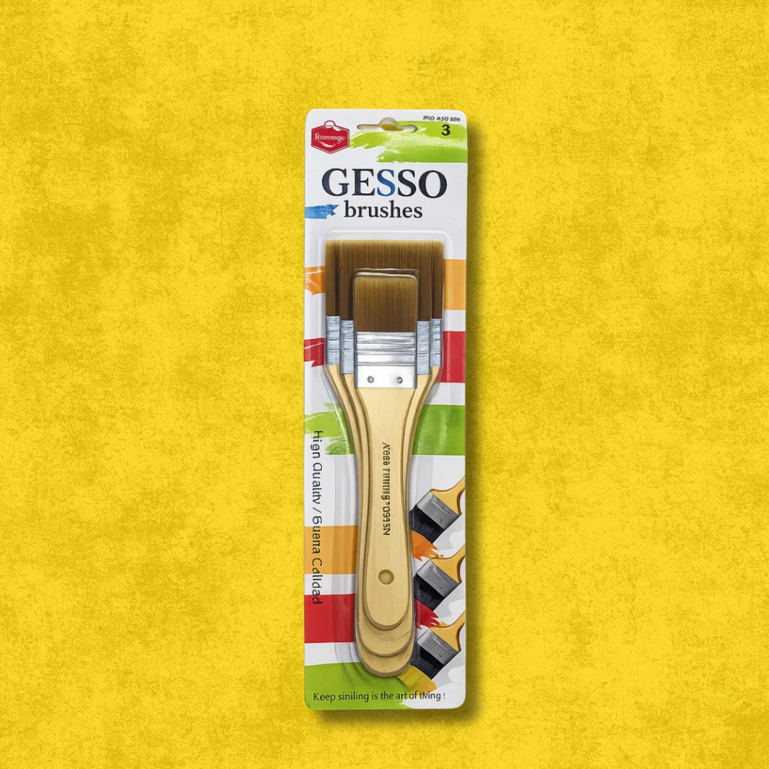 mianart (67) Gesso Brush Set of 3 - Image 1