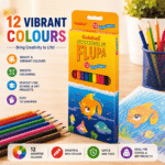 Goldfish Flupa 12 Color Pencils – Colouring Pencils for Kids - Image 2