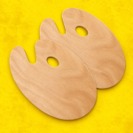 A4 Wooden Paint Palette